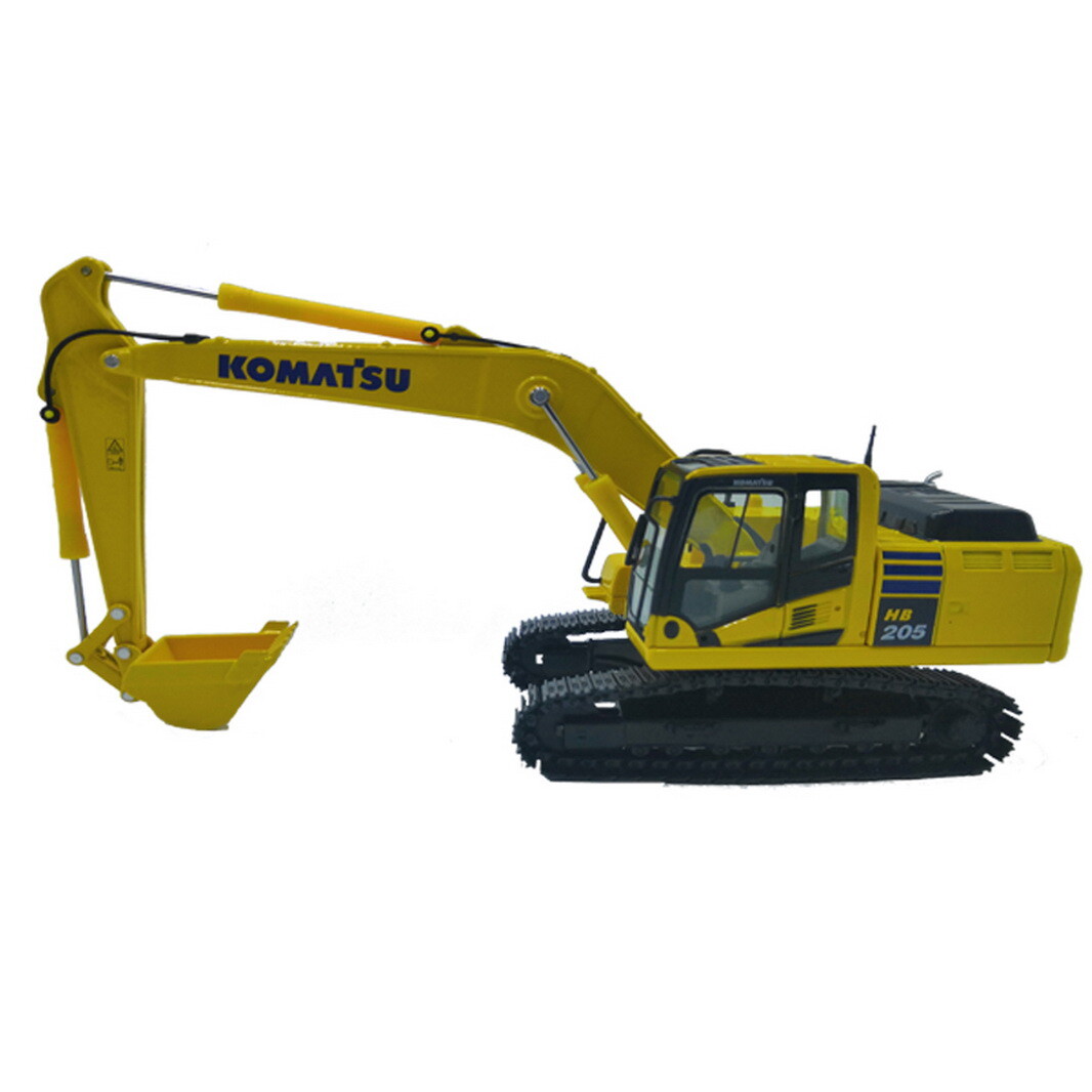 1/50 Scale KOMATSU HB205-2 Excavator Metal Tracks Diecast Model