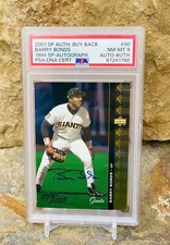 1994 Barry Bonds Buyback BOLD Auto /103 PSA 8 2001 SP Authentic Autograph POP 1
