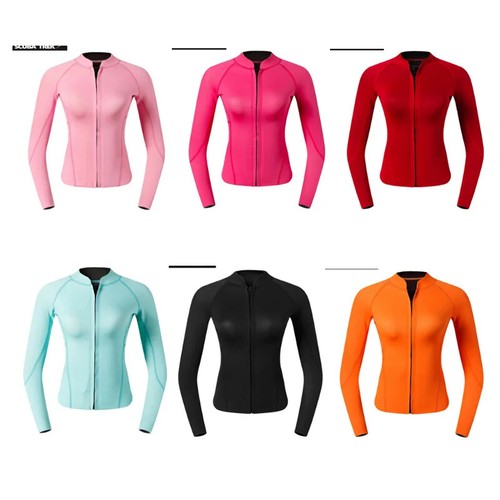 Women 2MM Neoprene Snorkeling Wetsuits Keep Warm Surfing One Piece Diving Suit - Picture 10 of 18