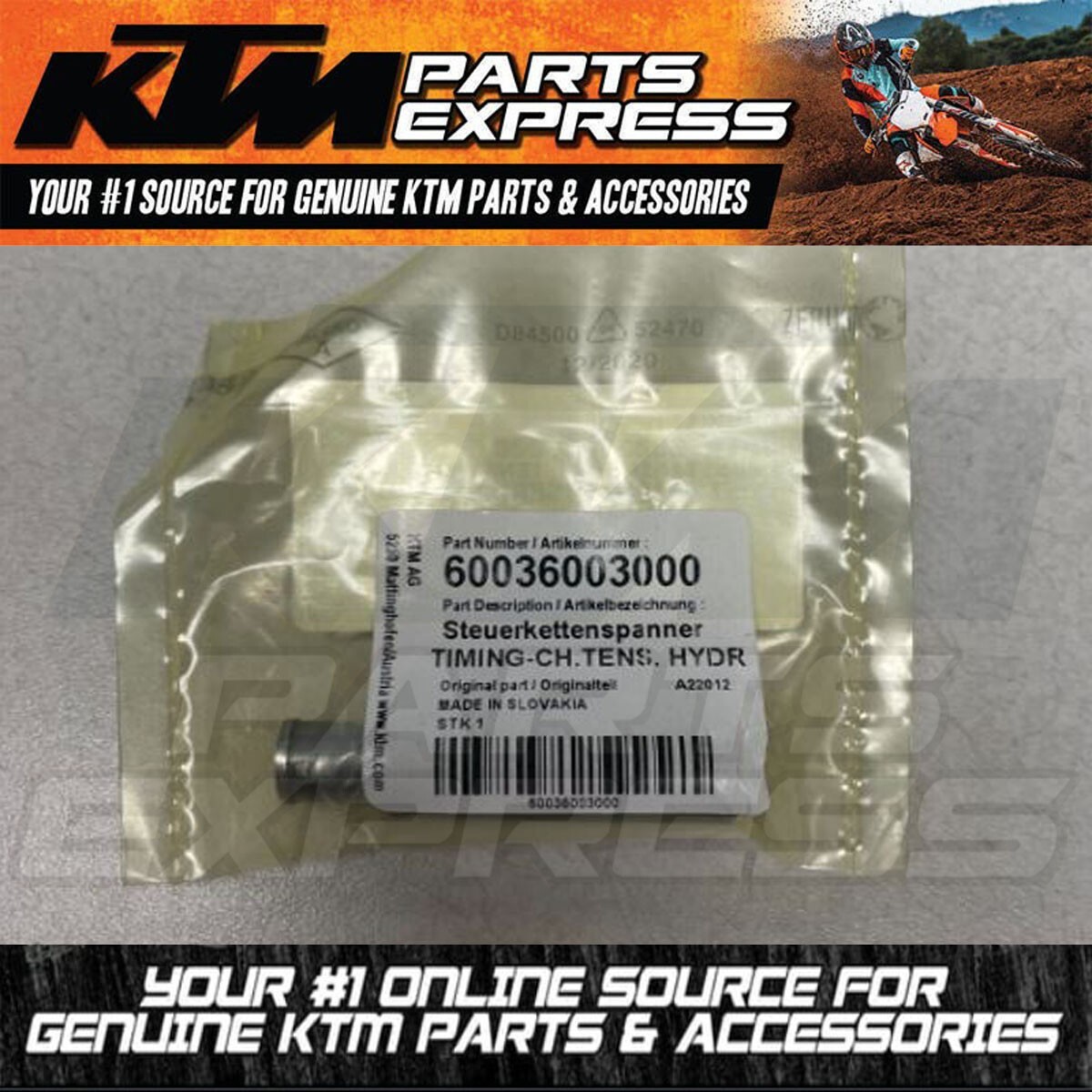 NEW OEM KTM TIMING CHAIN TENSIONER HYDRAULIC (75YM) 950 990 SMT SMR 60036003000 eBay