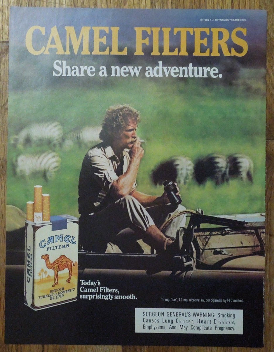 1986 CAMEL FILTERS Magazine Ad - Share A New Adventure. | eBay
