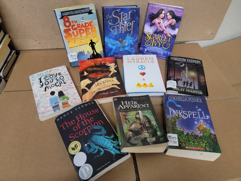 Lot of 20 Young Adults YA PRE-Teen Youth RANDOM STORY CHAPTER UNSORTED ...