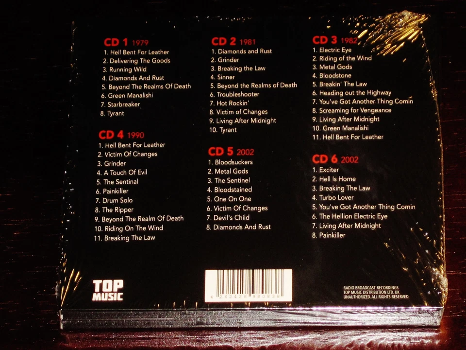 Judas Priest: Metal Gods - Radio Broadcast Recordings 1979-2002 6 CD Set UK NEW - Image 2 of 2