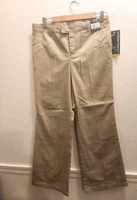 French Toast Khaki School Uniform Pants Girls sz 12.5 Plus NWT  #42