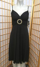 MORGAN MCFEETERS Black Short Cocktail Evening Dress Size 2  $128 ticket price