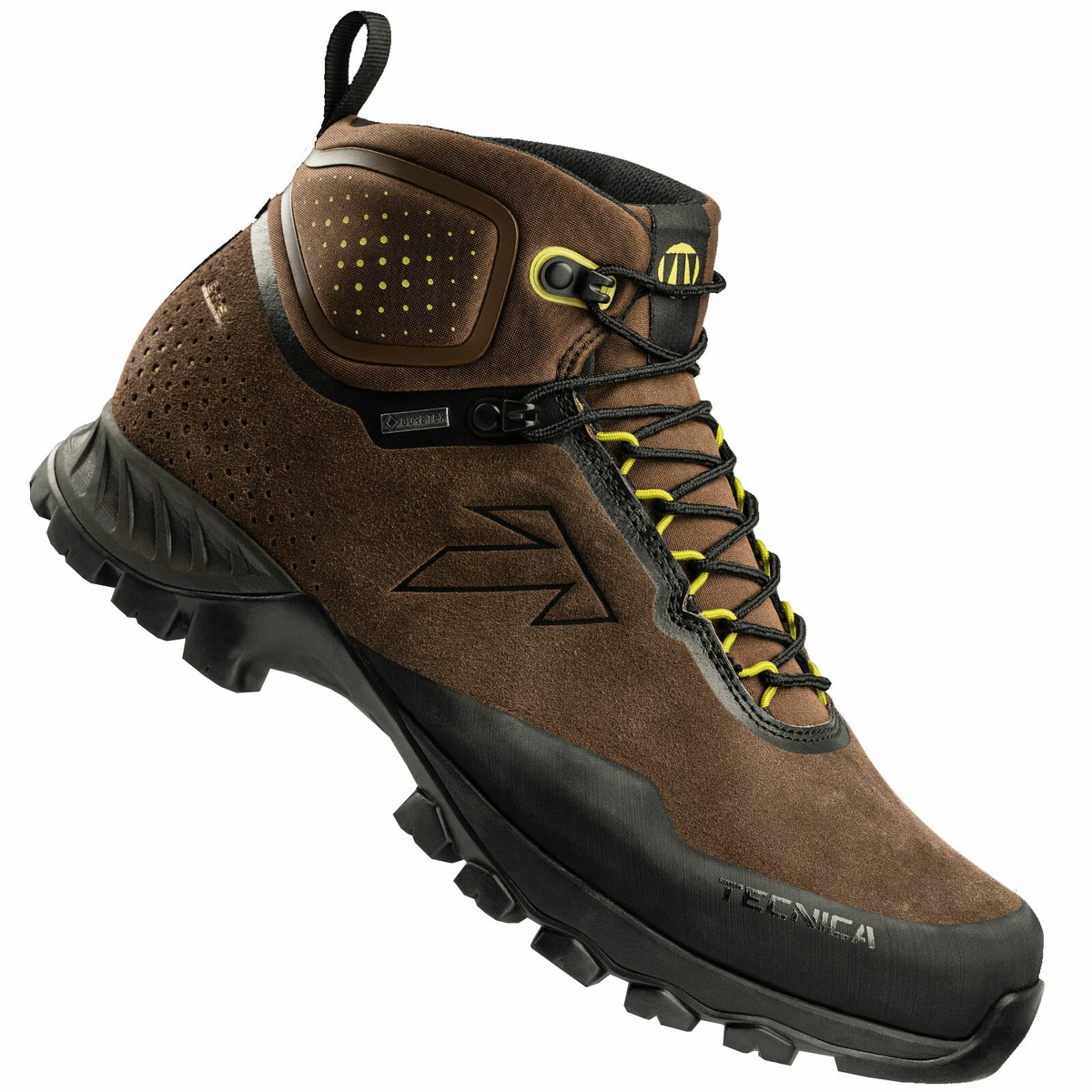Tecnica Plasma Medio GTX Ms Botas de Hombres Zapatos Gore-Tex Impermeable Braun