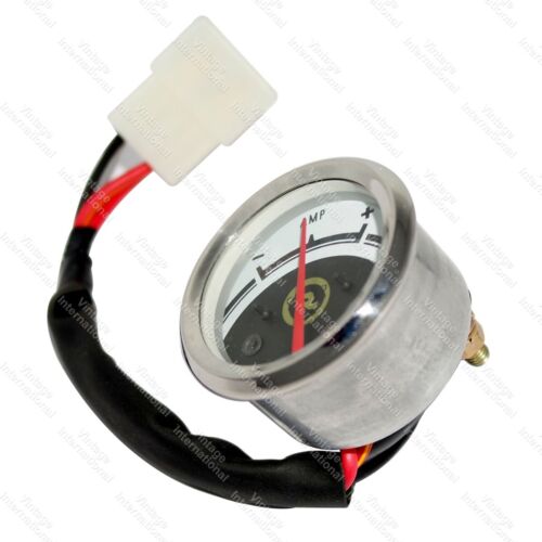 Ampèremètre 12 V face NOIR BLANC POUR ROYAL ENFIELD BULLET CLASSIC 350/500 CC - Bild 4 von 13