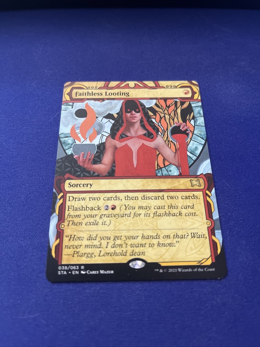 carly mazur mtg cards MTG Faithless Looting Strixhaven: Mystical Archives 038/063 Regular Rare