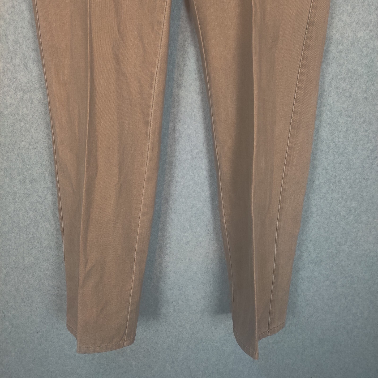 Peter Millar Pants Men 32 Solid Beige Flat Front … - image 3