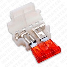 PORTAFUSIBILE VOLANTE PER FUSIBILE  A LAMA STANDARD AUTO MOTO CAMPER - 6 PEZZI