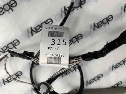 2019 - 2023 TOYOTA RAV4 REAR RIGHT PASSENGER SIDE DOOR WIRING HARNESS - Picture 2 of 7
