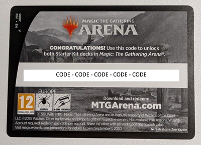 MTG Arena Code - Final Fantasy Starter Kit - Code Will Be Messaged | eBay
