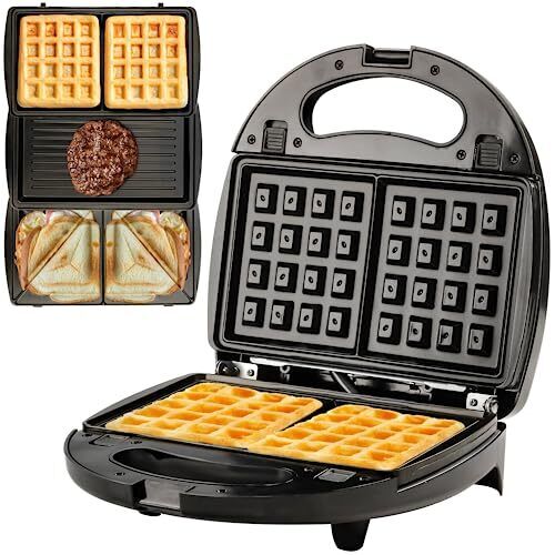 OVENTE 3 in 1 Electric Sandwich Maker, Panini Press Grill and  Assorted Colors  - Picture 1 of 54