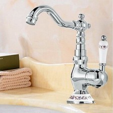 Polished Chrome Single Handle Hole Bathroom Basin Faucet Vanity Sink Mixer Tap
