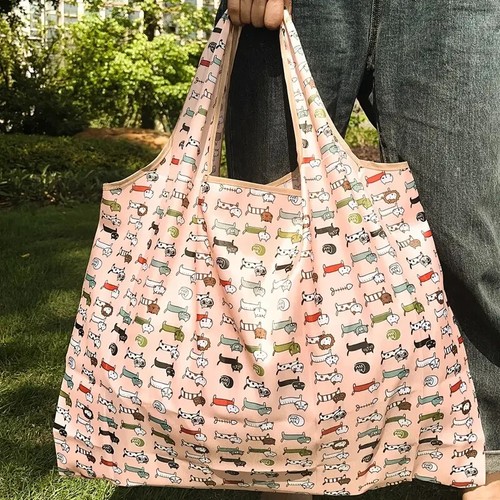 2 X Tote Bag, Portable Lightweight Shoulder Bag For Shopping, Grocery Bags