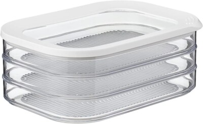 , MODULA Food Storage Boxes with Lid for Salami, Cold Cuts, Turkey, Bologna