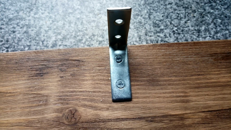 Slim, handmade aged pine Console hall table, old pine top, hairpin legs - Image 4 of 4