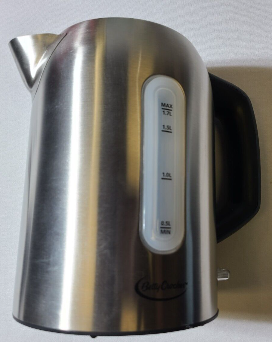 Betty Crocker Cordless Stainless Steel Kettle, 12 litres