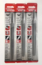 Nicholson 21825N 6" Black Diamond Bastard Cut Mill File (3-Pack)