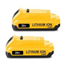 2 PACK 20V 4.0Ah Battery for Dewalt 20V Max XR 2.0AH Battery DCB203-2 NEW