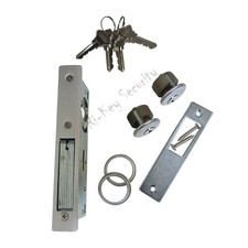 Storefront Door Mortise Lock Bolt Deadbolt & 2 Cylinders Adams Rite Cam 4 Keys