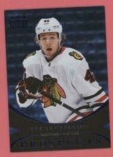 Lucas Carlsson 2020-21 Skybox Metal Universe STAR SAPPHIRE PROSPECTS Rookie