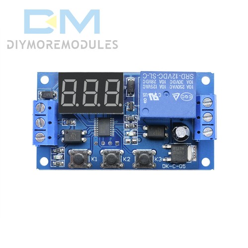 Módulo de retransmisión temporizador de control temporizador de retardo con pantalla LED digital de 12 V para automatización del hogar - Imagen 11 de 35
