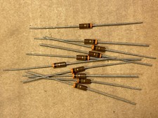 Lot of 10 NOS Ohmite 300 ohm 1/2 watt 10 1/2W Carbon Comp Resistors test good