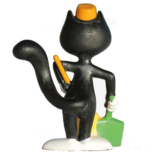 Figurine PVC vintage Haribo Katinchen balayeur Schleich - Foto 2 di 2