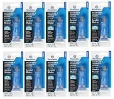 Permatex Set of 10 Water Pump Thermostat RTV Silicone Gasket Maker 0.5 oz.Tube
