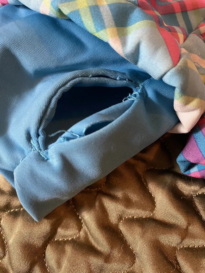 Snozu осени пальто куртка девочка размер 10-12 синие полосы - Изображение 4 из 4