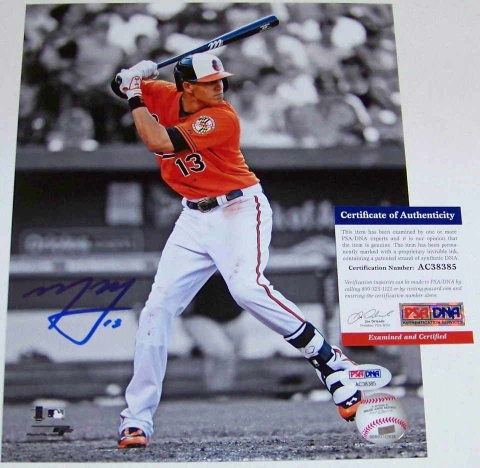 Justin Verlander Ryan Howard Yasiel Puig Manny Machado Signed Photo GA PSA COA! - Image 2 of 4