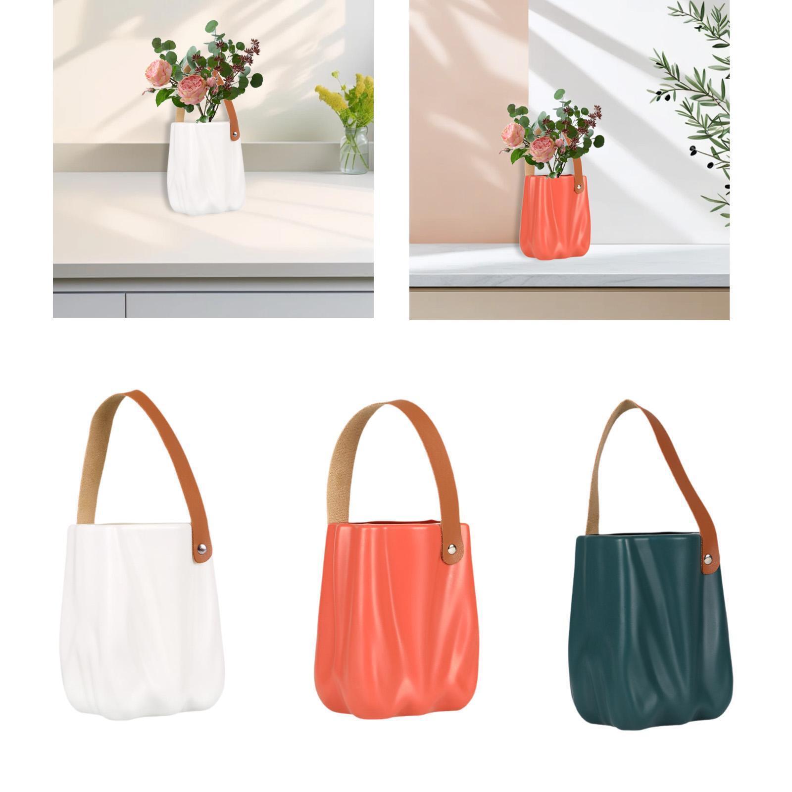 Handbag Vase Flower Vase Flower Arrangement Modern Decorative Vase Centerpiece-image