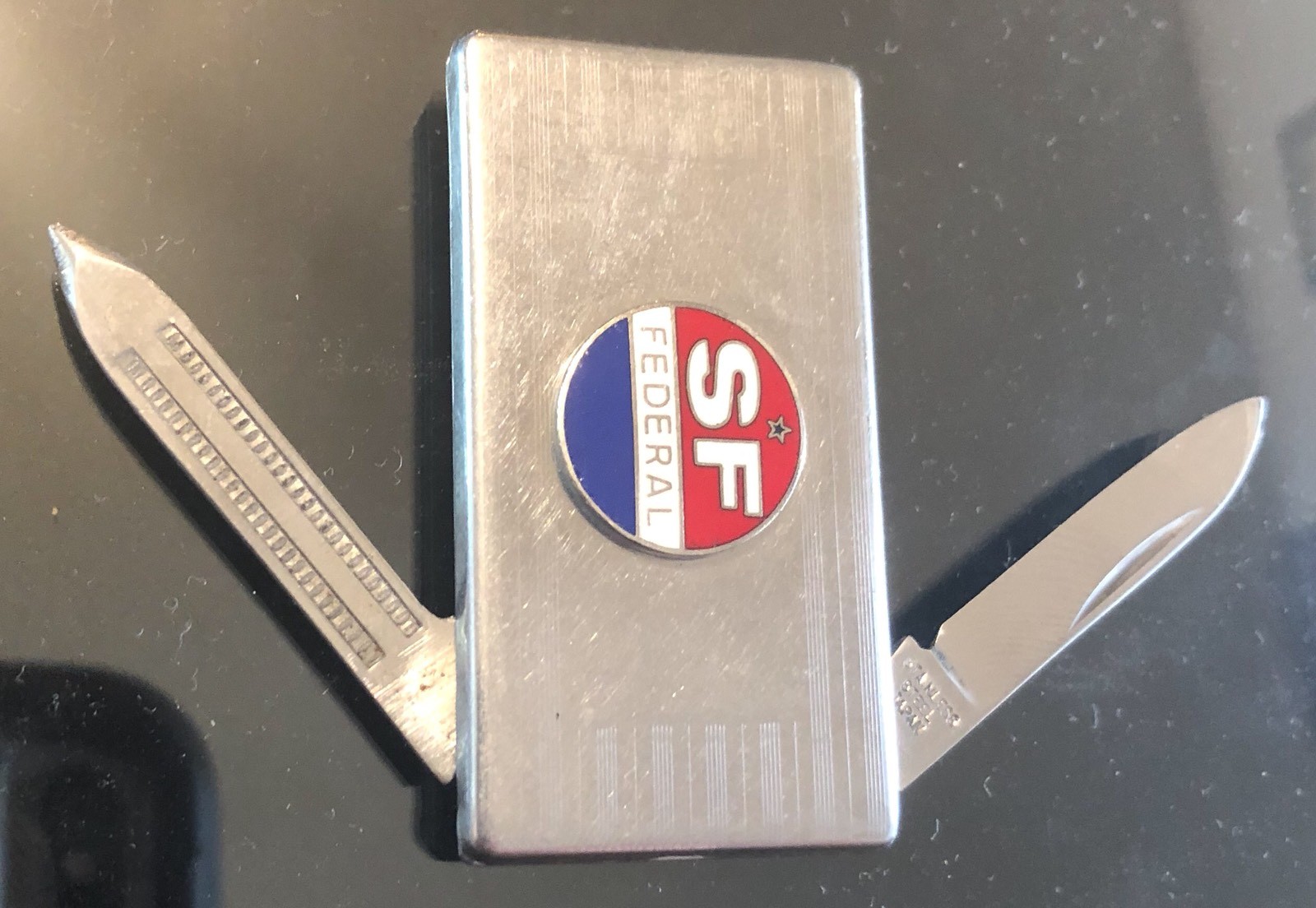 Barlow Money Clip-Knife SF Federal Stainless Steel Advertising San Francisco-image