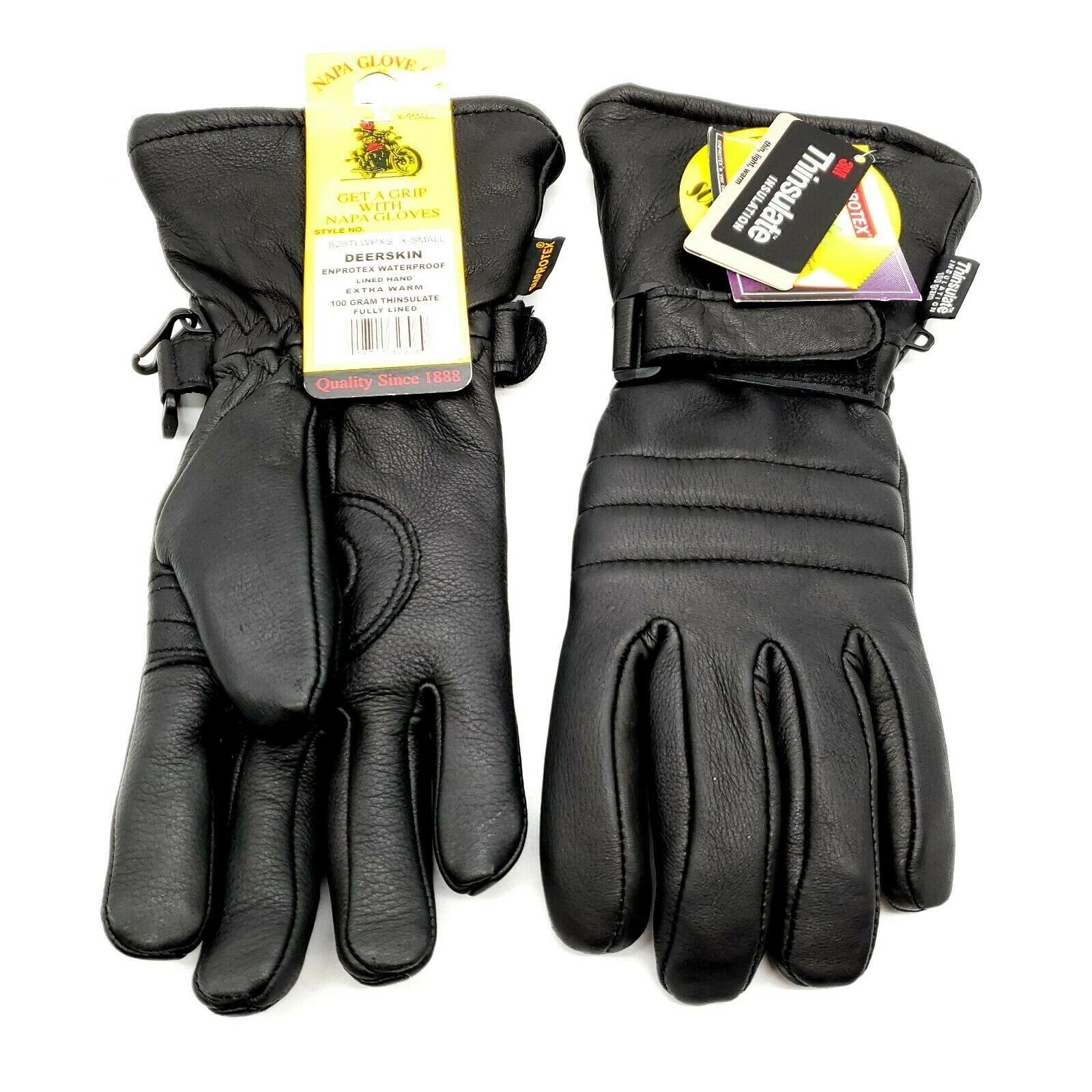 Napa Glove Co 828 TLWP Real Deer Skin100 Gram Thinsulate Lined, Waterproof