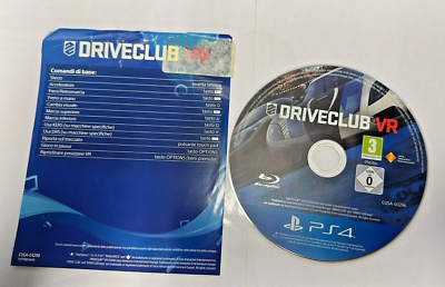 Drive Club VR PS4 PlayStation Game