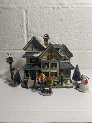 Lemax Lot  Hobart House  2004 Plymouth Corners Village Lighted Building (6 pcs!)