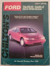 Chilton Ford Taurus / Sable 1986 -1995 Repair Manual (8251) 26700