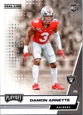 2020 Panini Playoff #281 Damon Arnette Goal Line