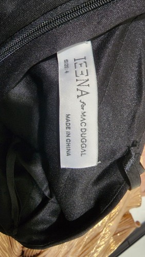 Vestido MAC DUGGAL Talla 4 Un Hombro Capas Metálico Volantes en Dorado $498 - Imagen 6 de 6