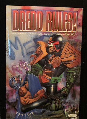 Dredd Rules #1 Fleet Way Quality) Bisley Cover - 1992