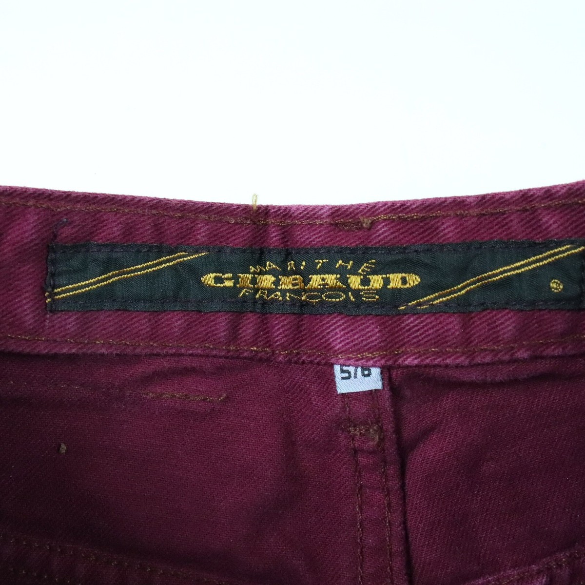 Vintage Marithe Francois Girbaud Women's Jeans Red Maroon Denim
