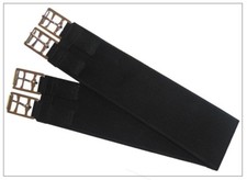 Black, Breathable, Natural, 100% Cotton Lampwick Girths