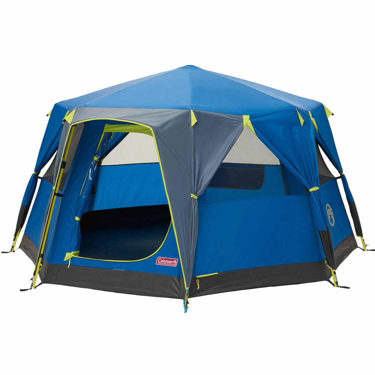 VIDAXL Tente de camping a dome 3 personnes bleu liberation rapide pas