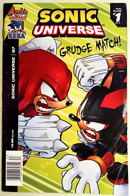 SONIC UNIVERSE Comic #67 October 2014 TOTAL ECLIPSE 1 of 4 GRUDGE MATCH Bag FN