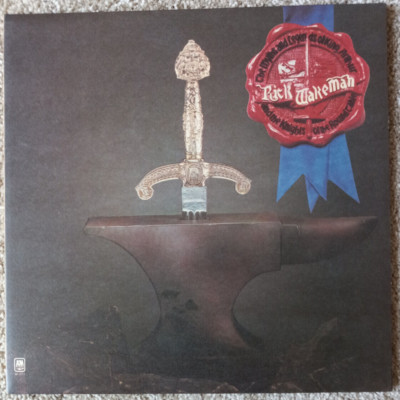 Rick Wakeman yes Myths and Legends of King Arthur 1975 gatefold LP with booklet