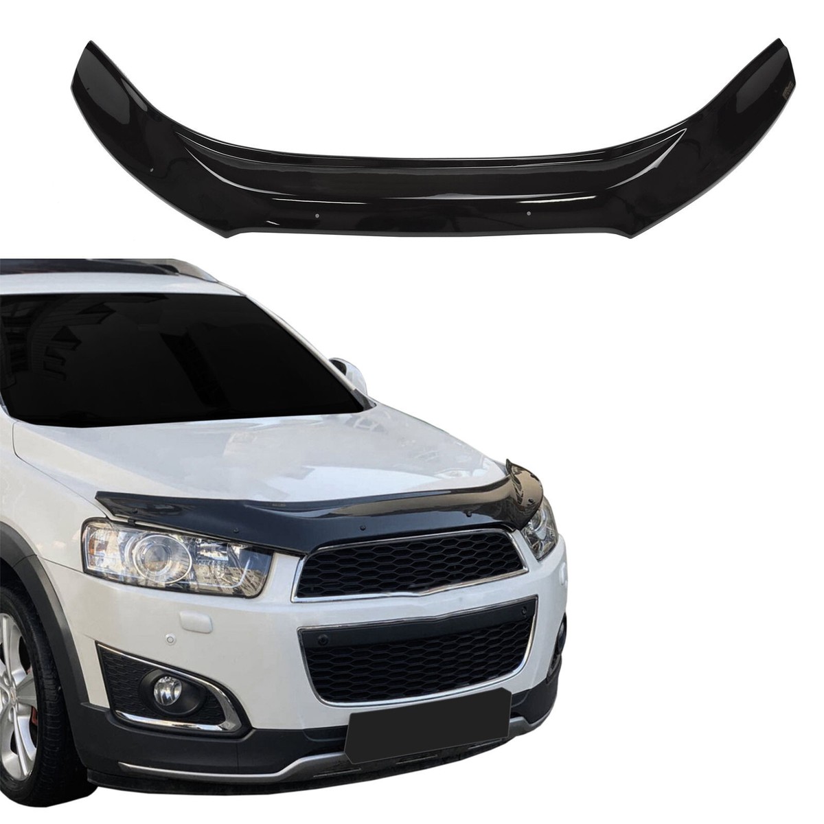 Déflecteur De Capot Pour Ford Ranger Double Cabine (2012-2015) - Protection Contre Les Insectes Et Cailloux, Installation Sans Perçage