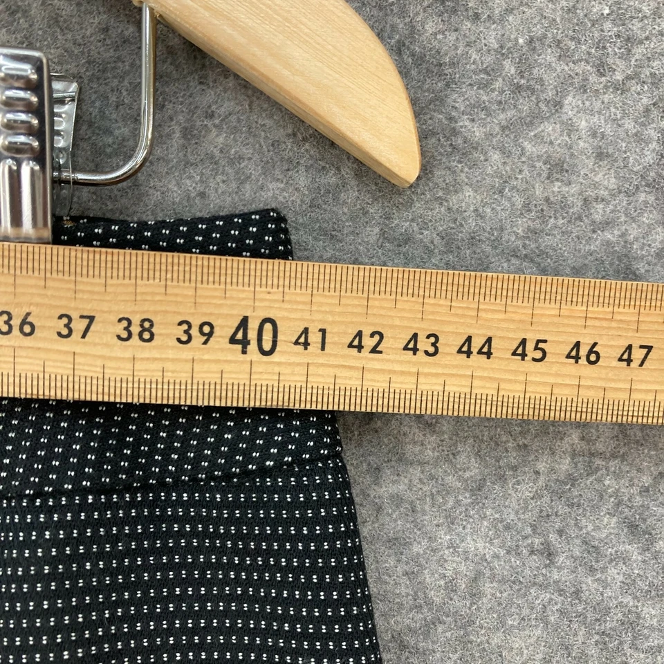 Crossroads Womens Skirt Size 12 Black Polka Dot Straight Pencil Lined Zip 32310 - image 4 of 4