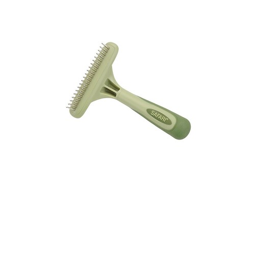 SAFARI Single Row Undercoat Rake Rotating Pins for Dogs UNTANGLE COAT - Picture 3 of 4