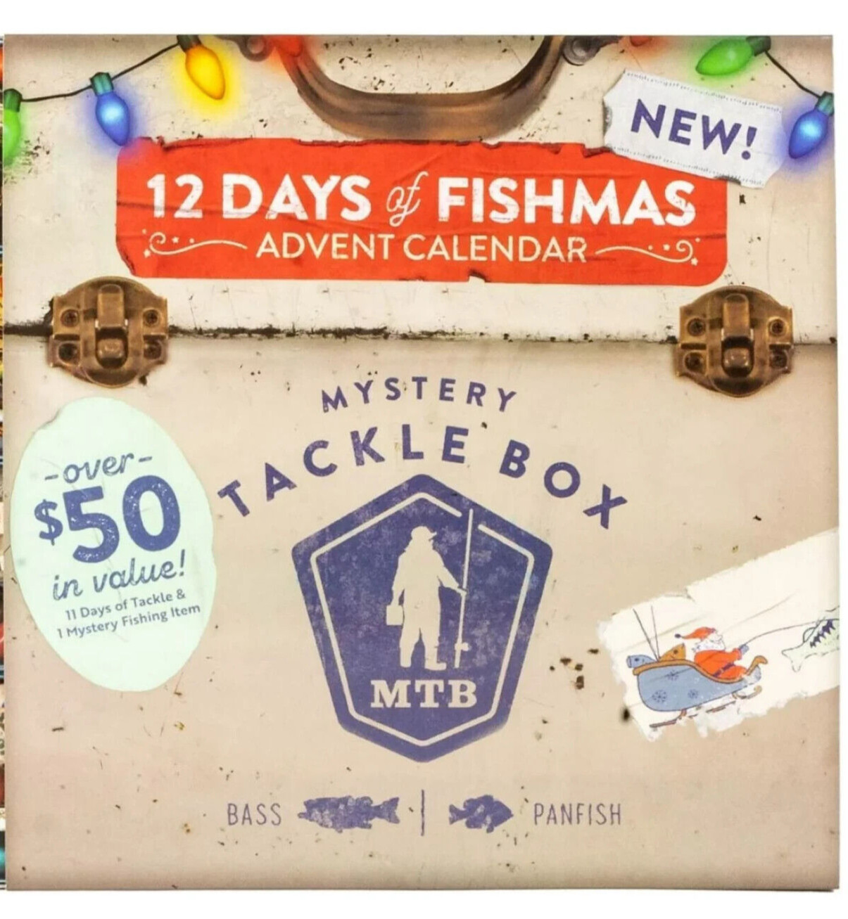 12 Days of Fishmas Holiday Fishing Lures Advent Calendar 2023